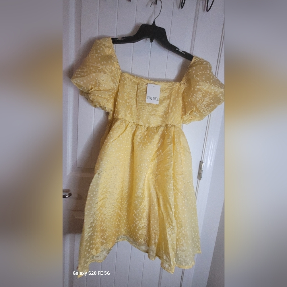 Yellow Kids Dress by